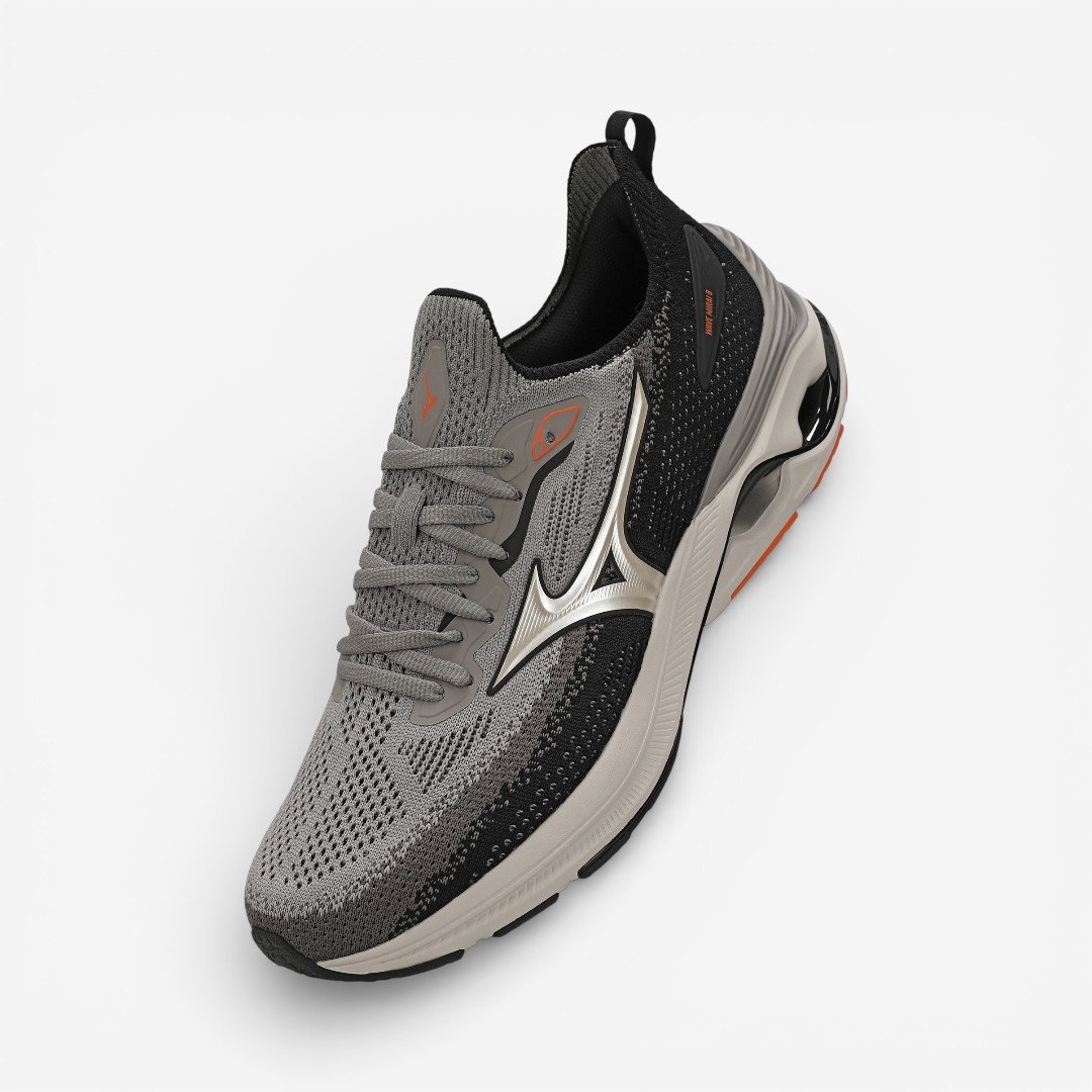 Tênis De Corrida Masculino Mizuno Wave Mirai 8 Cinza Cinza 2