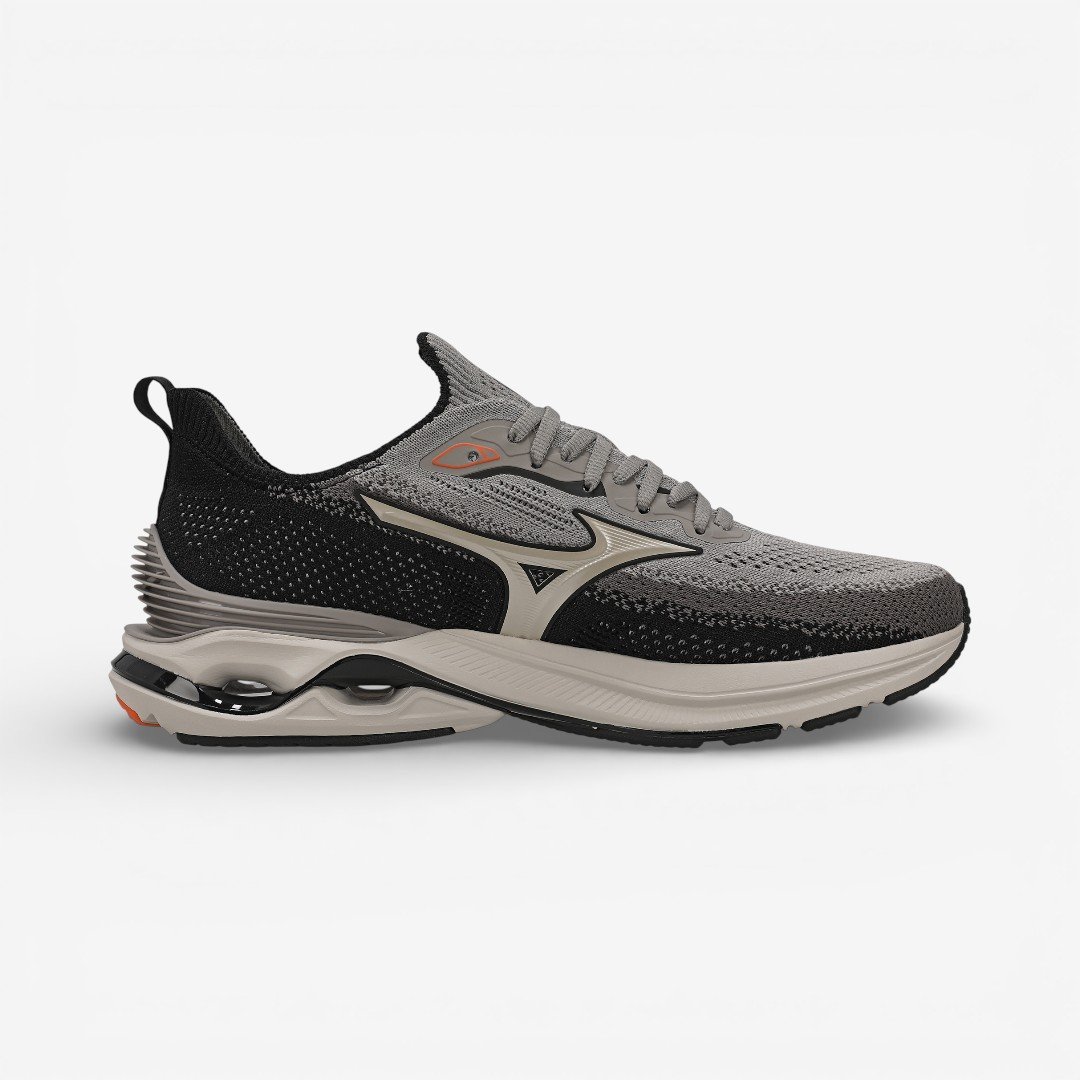 Tênis De Corrida Masculino Mizuno Wave Mirai 8 Cinza Cinza 4