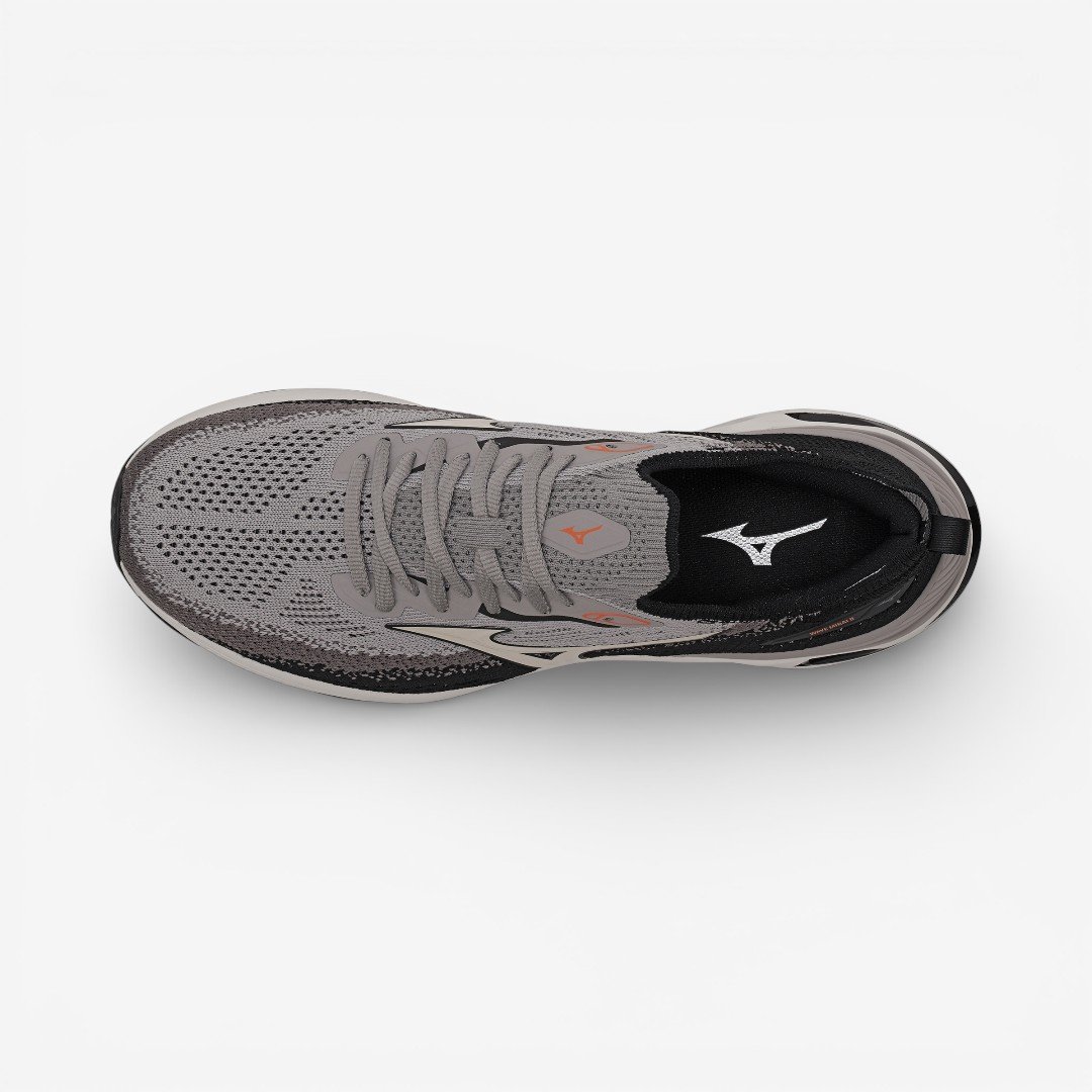 Tênis De Corrida Masculino Mizuno Wave Mirai 8 Cinza Cinza 5