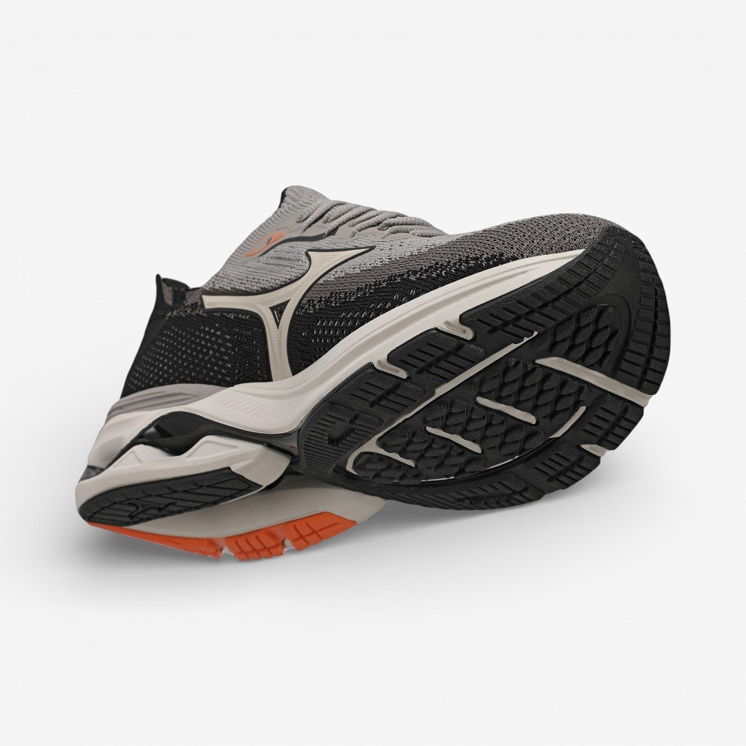 Tênis De Corrida Masculino Mizuno Wave Mirai 8 Cinza Cinza 7