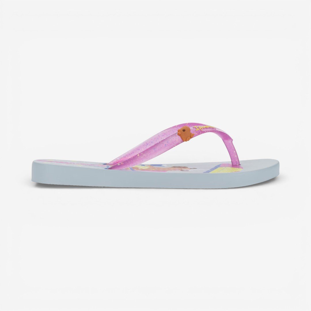 Chinelo Ipanema Hype Infantil Capivaras Azul Claro Rosa 3