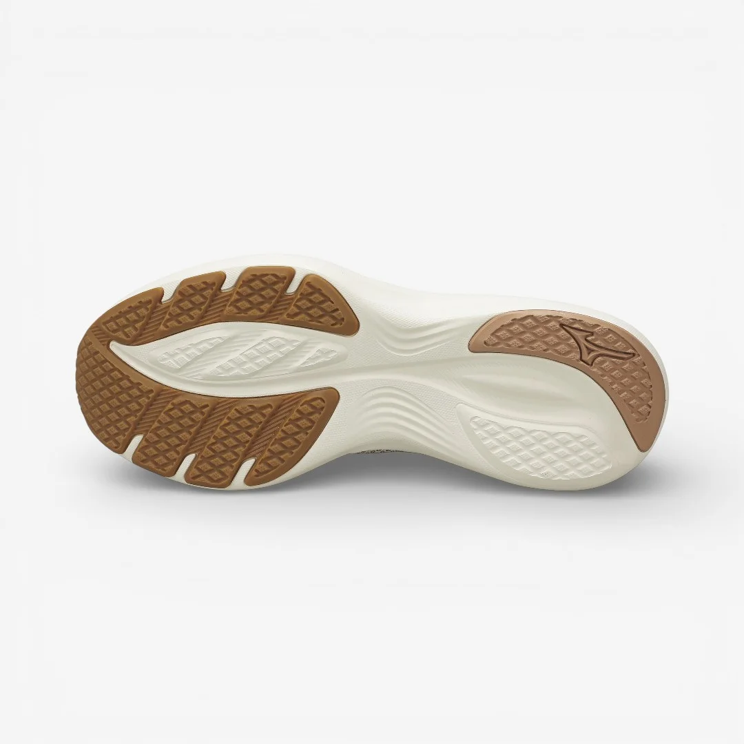 Tênis De Corrida Mizuno Virtue 2 Feminino Bege Bege 3