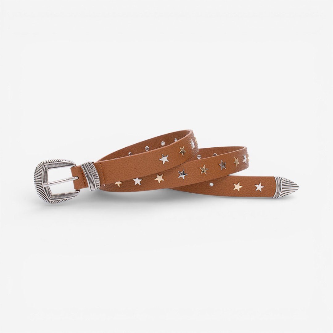 Cinto Star Western Feminino Caramelo