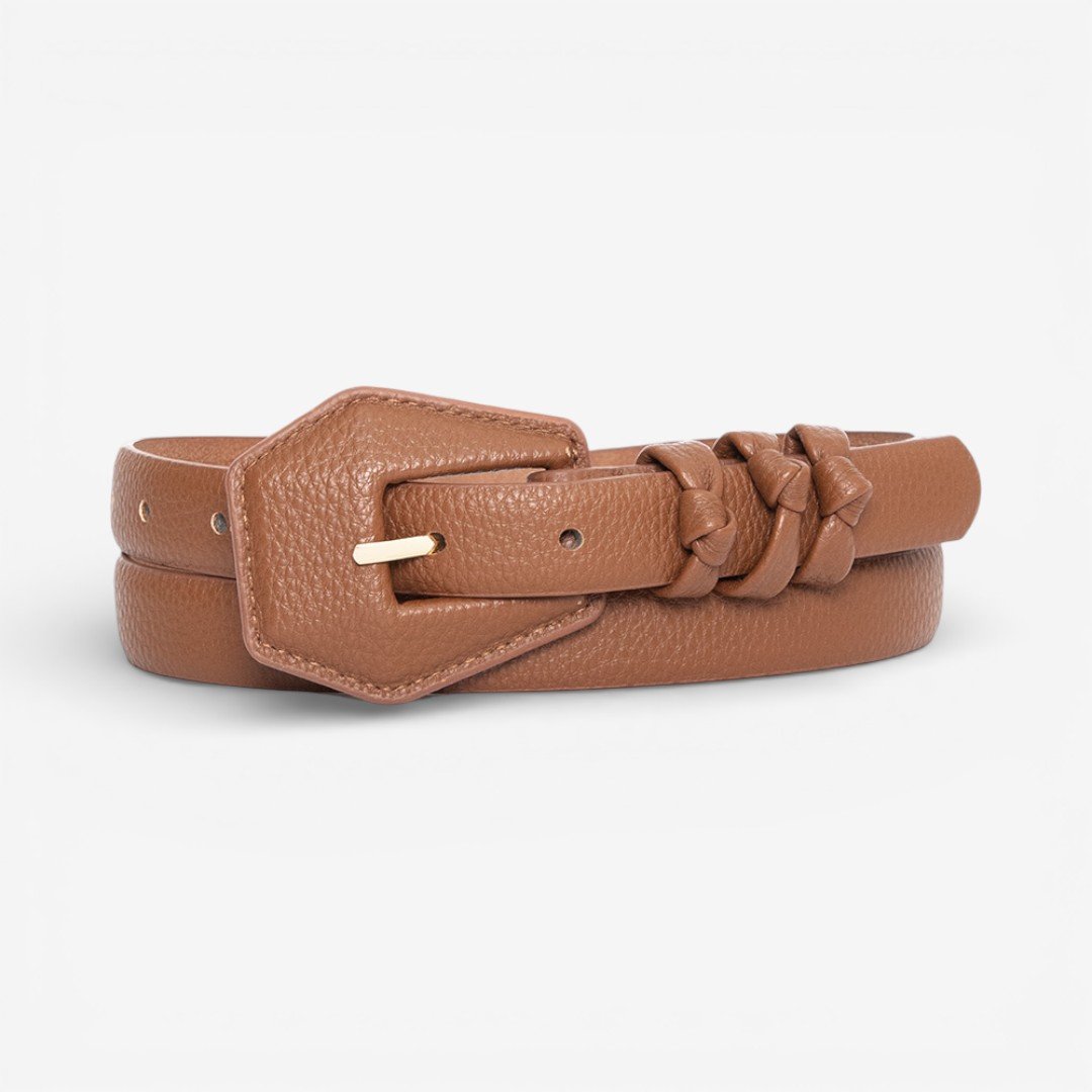 Cinto Feminino Noor Whisper Caramelo