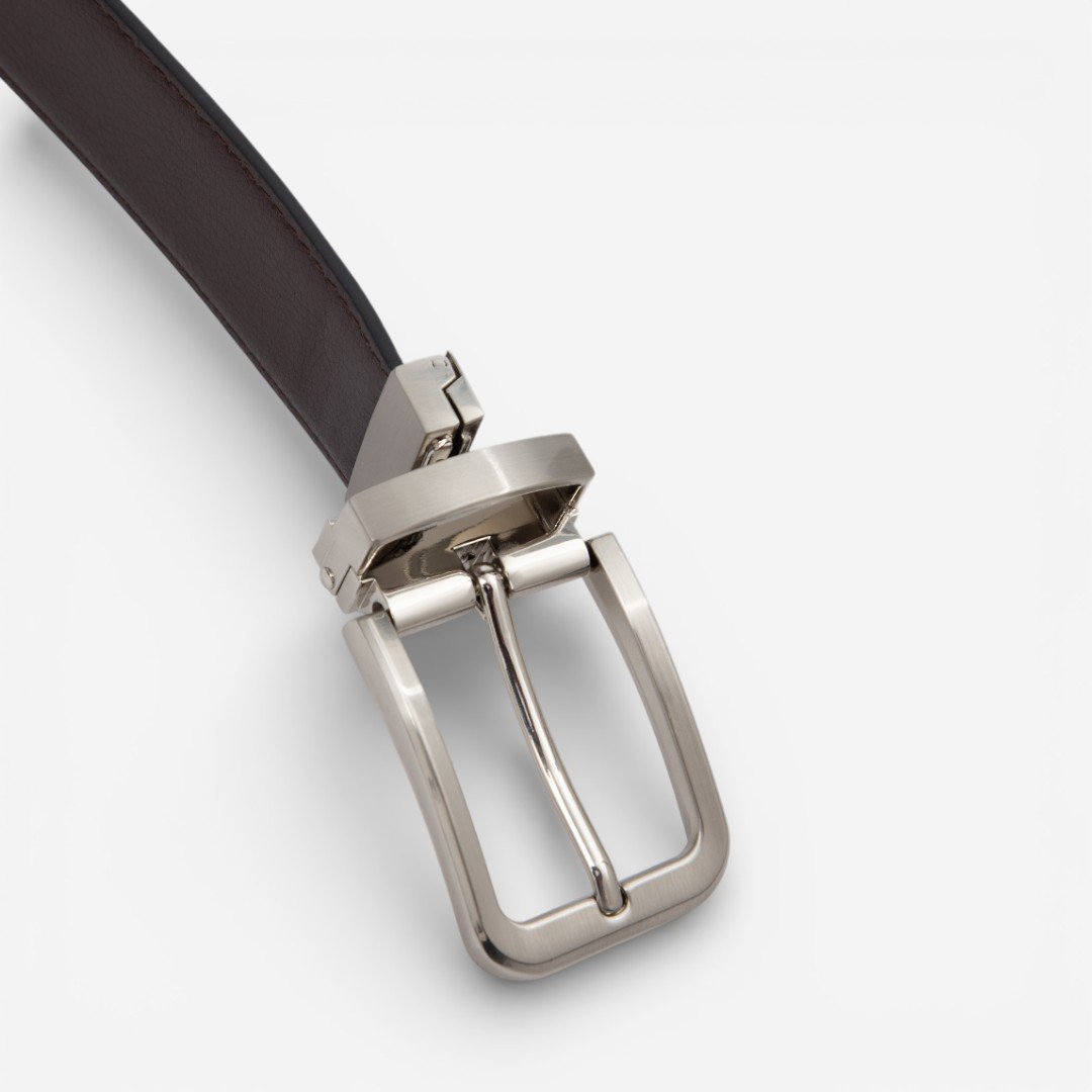 Cinto Masculino Fivela Giratória Preto 2