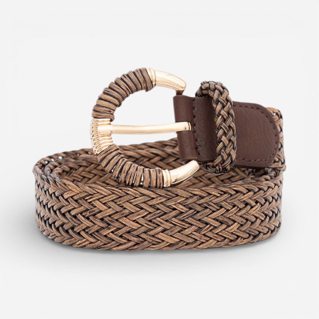 Cinto Feminino Palha Marrom