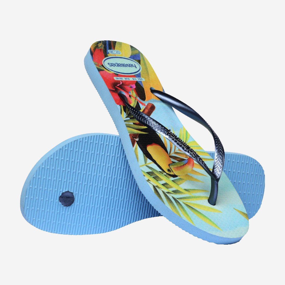 Chinelo Havaianas Slim Tropical Azul Azul 4