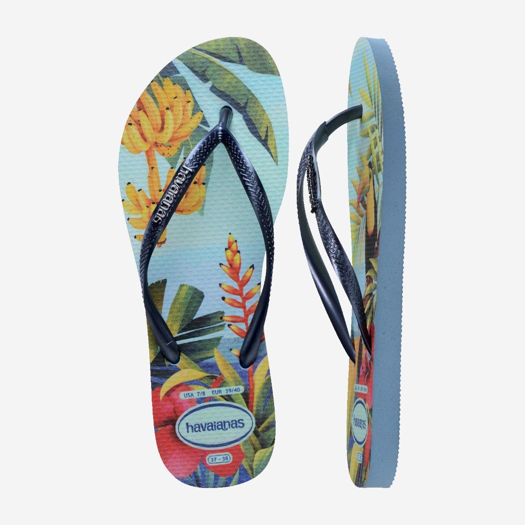 Chinelo Havaianas Slim Tropical Azul Azul 5