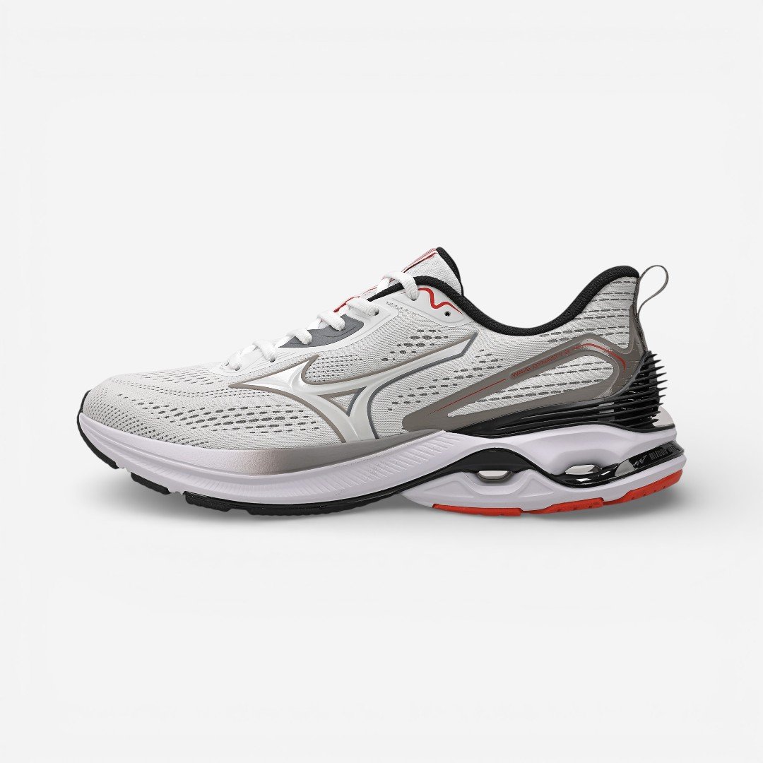 Tênis De Corrida Mizuno Wave Dynasty 8 Masculino Branco