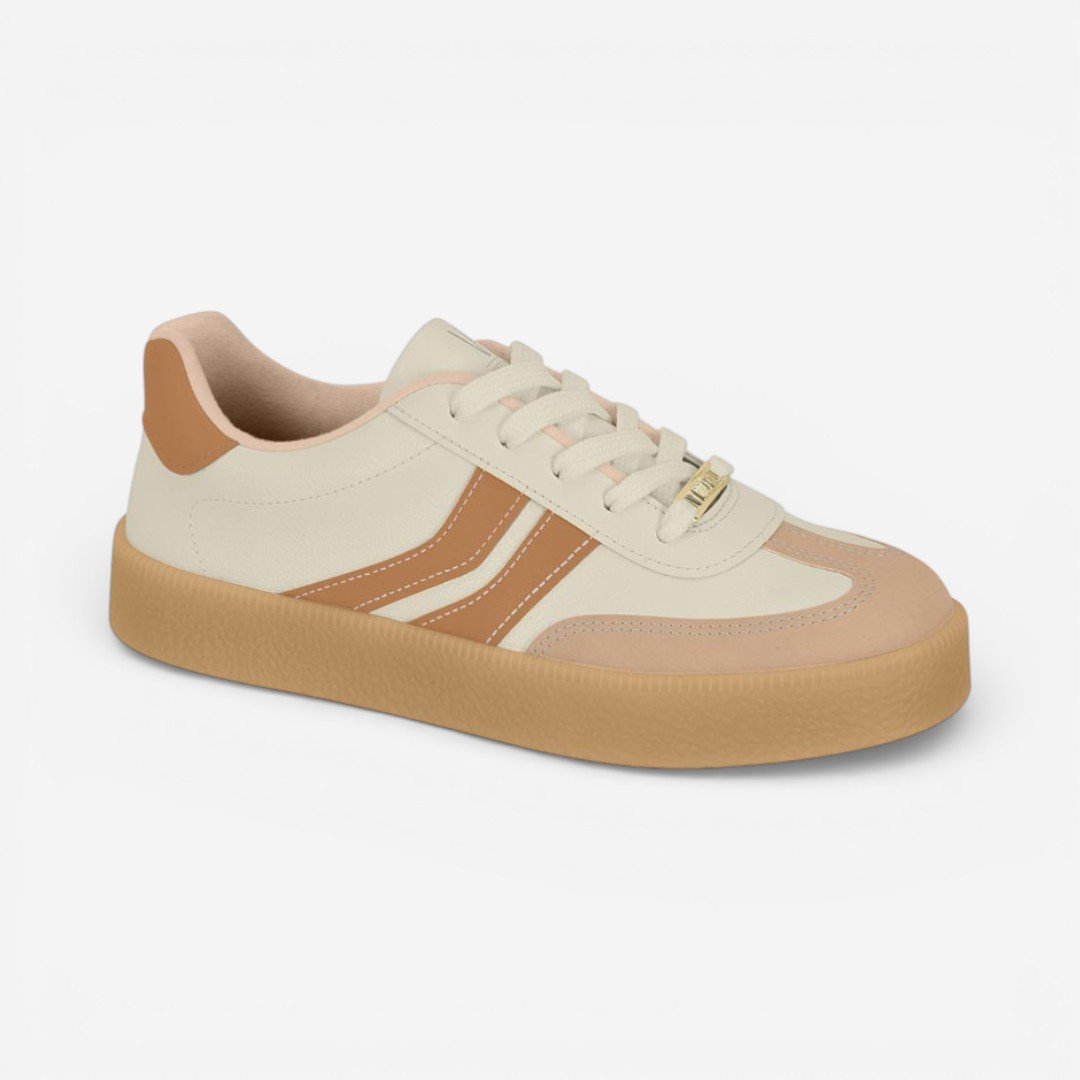 Tênis Vizzano Casual Off White Bege 2