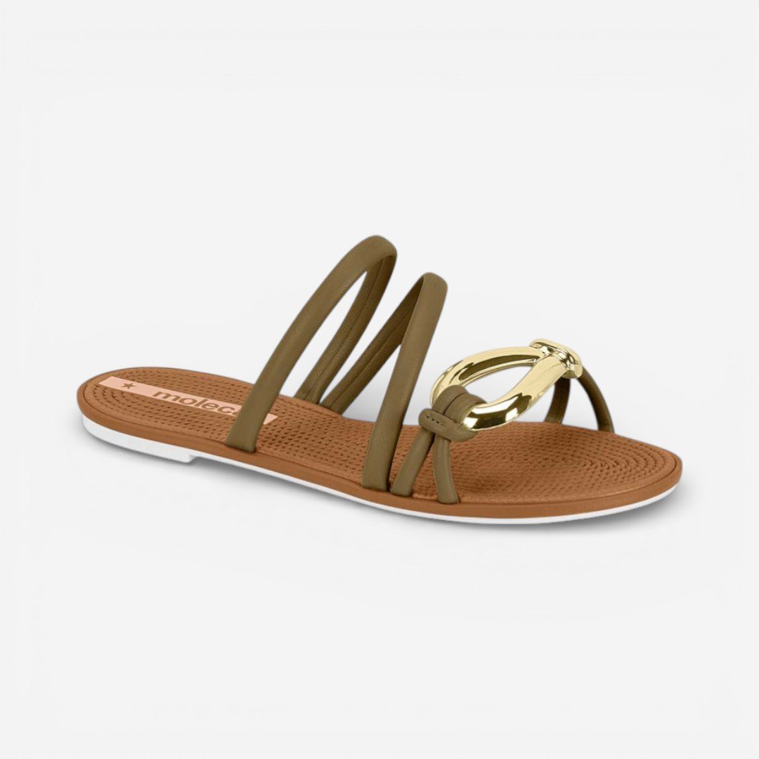 Rasteira Moleca Verde Oliva Verde 2