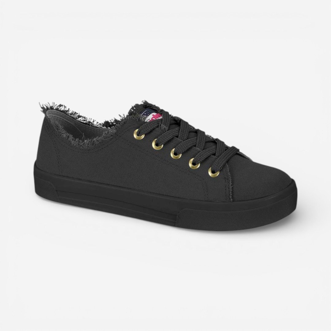 Tênis Moleca Casual Lona Preto