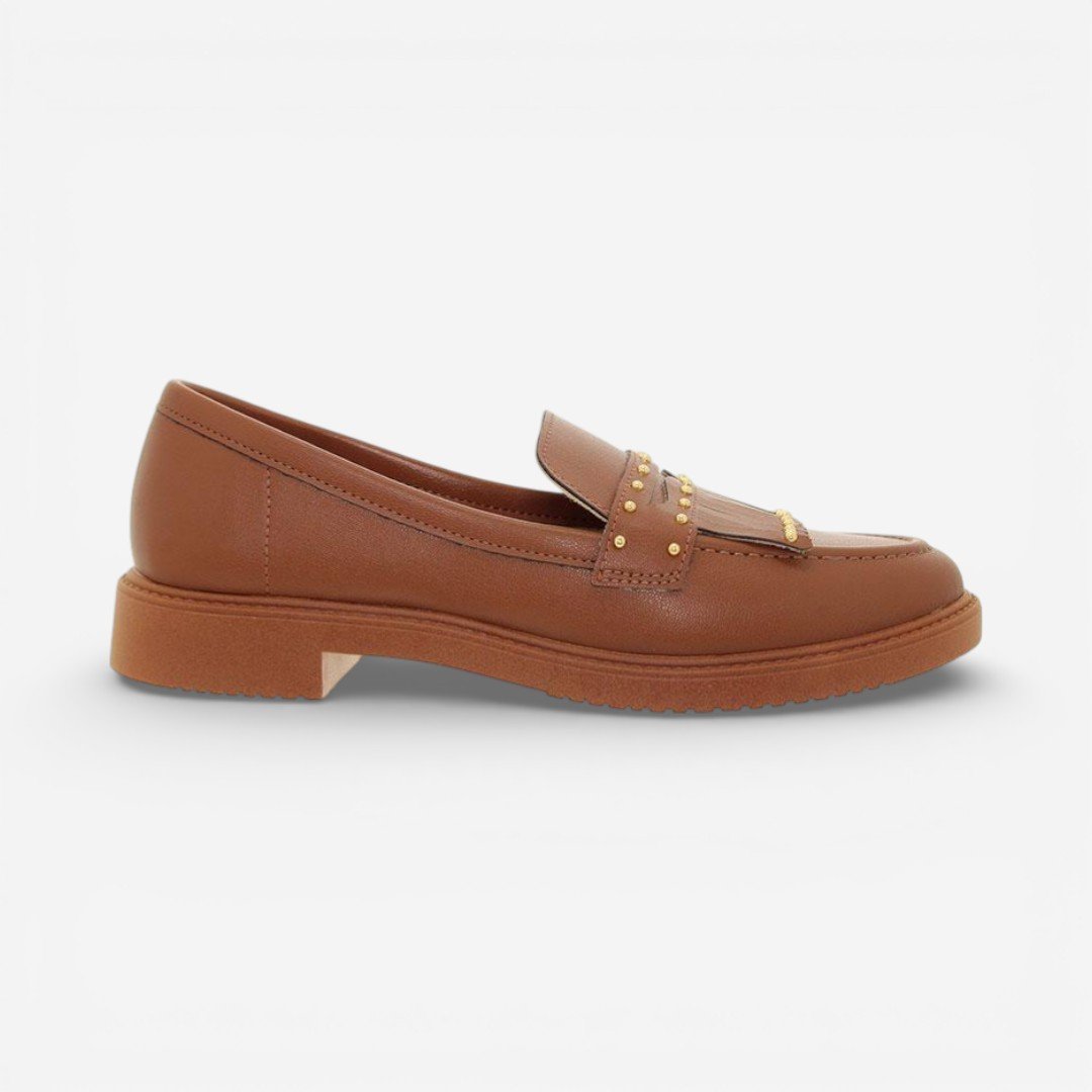 Sapato Loafer Moleca Marrom