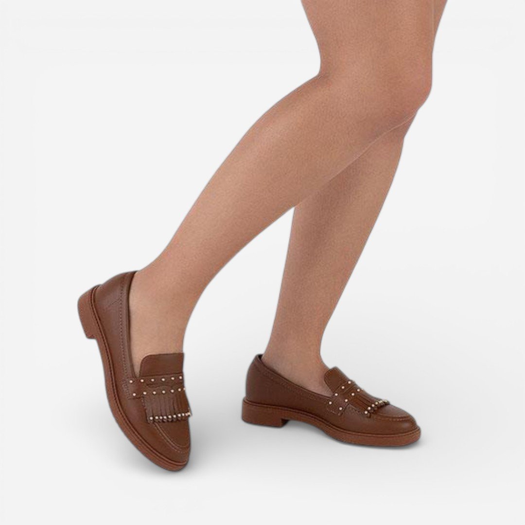 Sapato Loafer Moleca Marrom Marrom 2