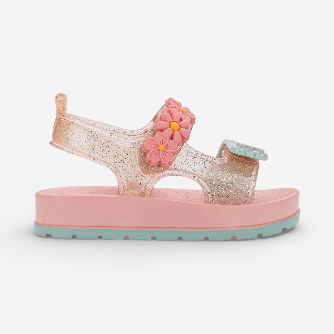 Sandália De Bebê Bloom Zaxynina Rosa Rosa 2