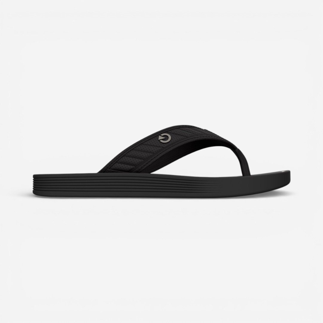 Chinelo Cartago Durban Masculino Preto Preto 2