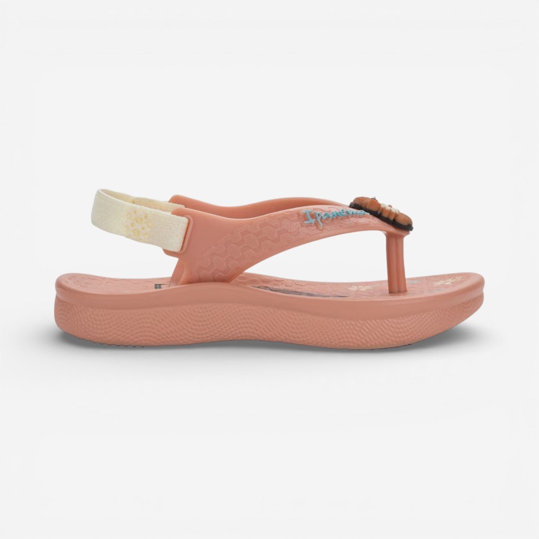 Chinelo De Bebê Ipanema Capivara Bege Rosa 3