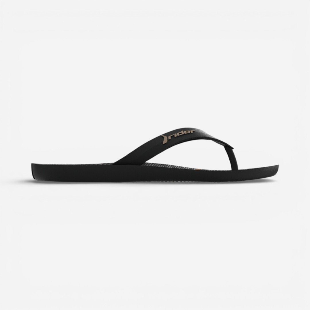 Chinelo Rider Feel Masculino Preto Preto 3
