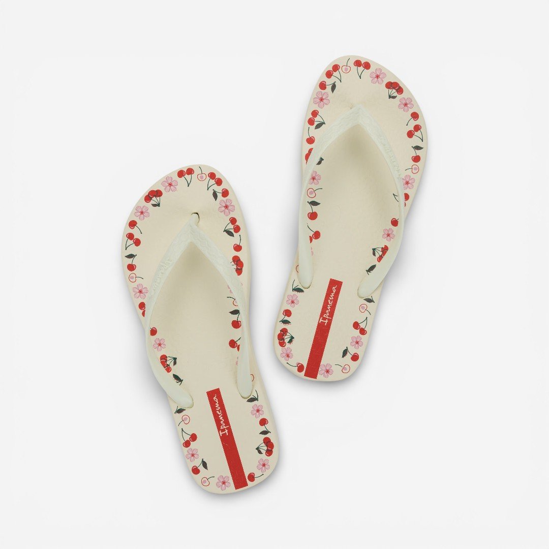 Chinelo De Dedo Ipanema Day Flores Bege Bege 2