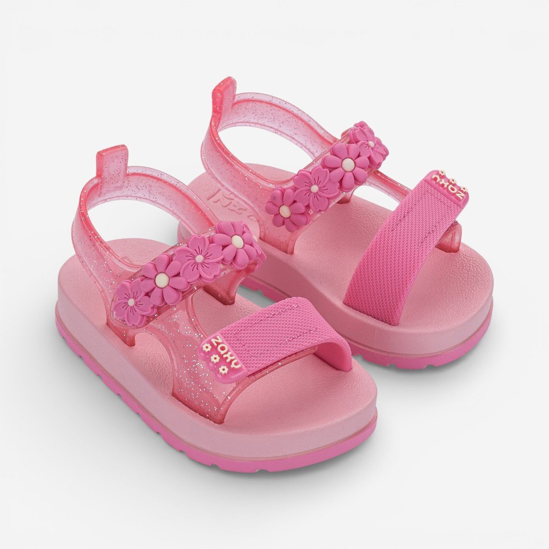 Sandália De Bebê Bloom Zaxynina Rosa