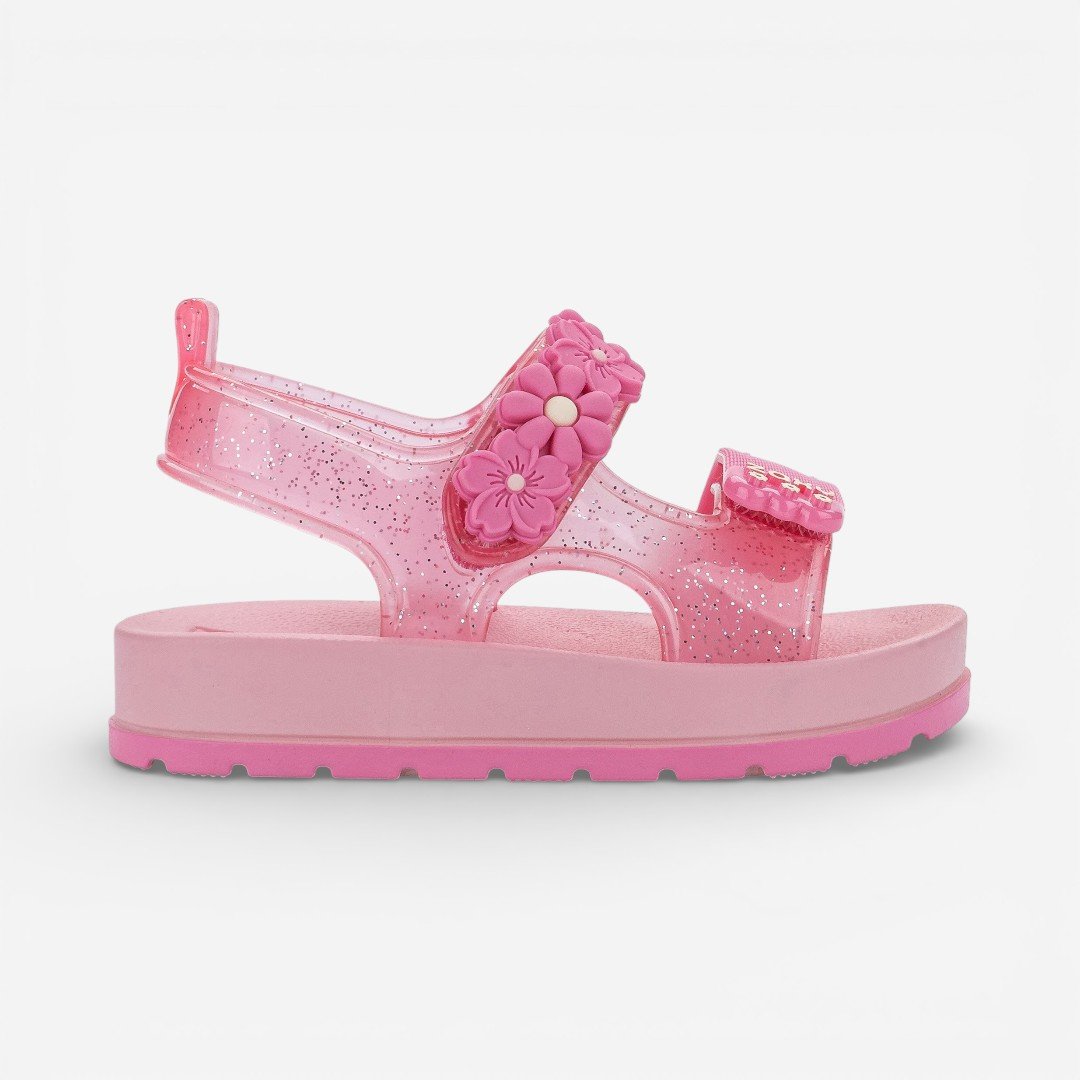 Sandália De Bebê Bloom Zaxynina Rosa Rosa 2