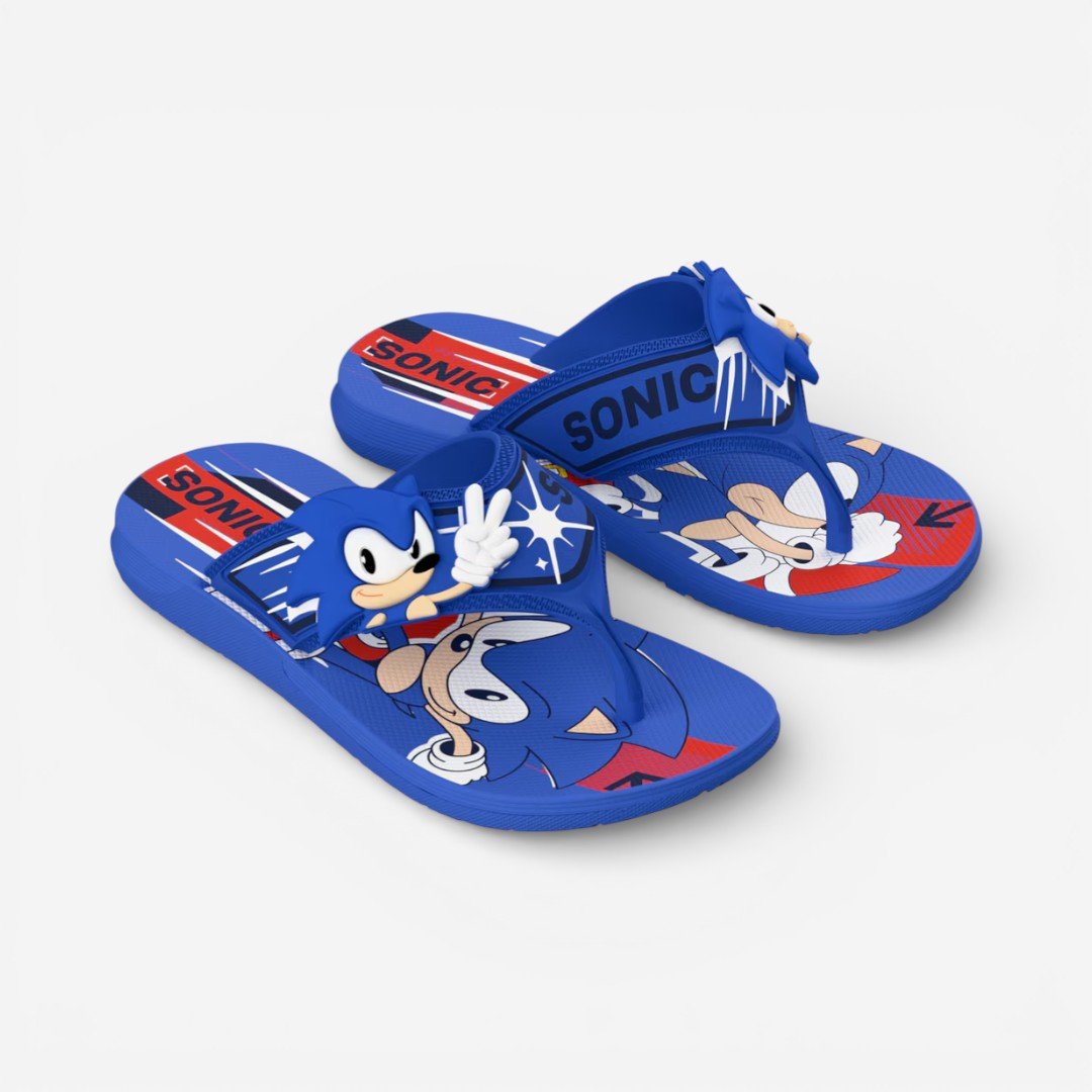 Chinelo Sonic Way II Super Flop Infantil Azul
