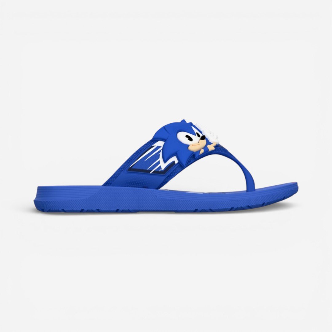 Chinelo Sonic Way II Super Flop Infantil Azul Azul 3