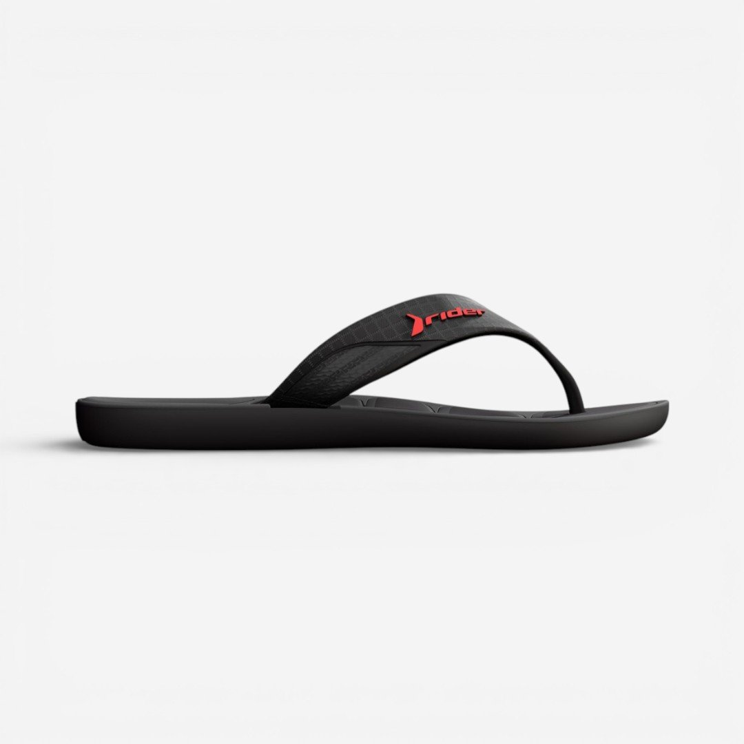 Chinelo Rider Pulse II Masculino Preto Preto 3