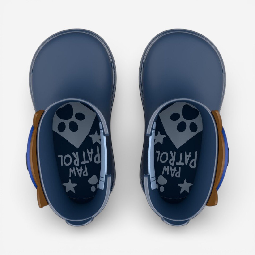 Galocha Patrulha Canina Chase Fall Rain Baby Azul Azul 3