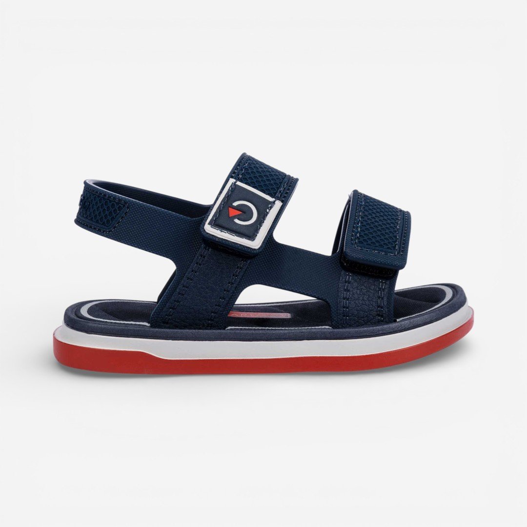 Sandália de Bebê Malaga Sport II Cartago Azul Azul Marinho 2