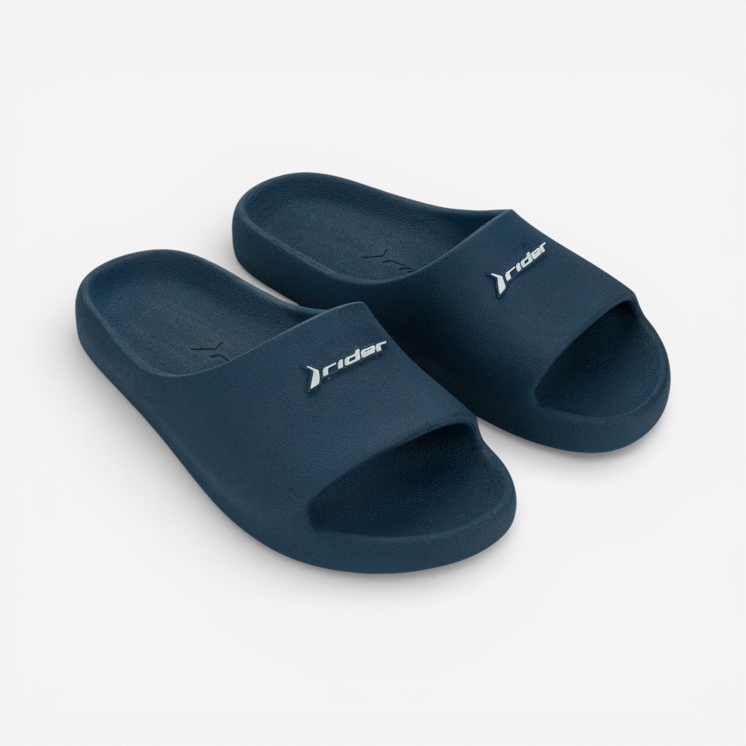 Chinelo Rider Slide Drip Azul Escuro Azul Marinho 2