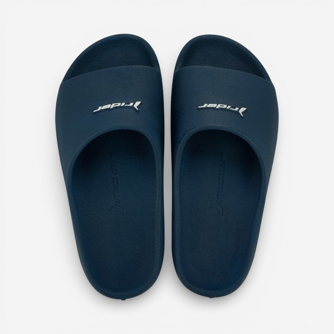 Chinelo Rider Slide Drip Azul Escuro Azul Marinho 3