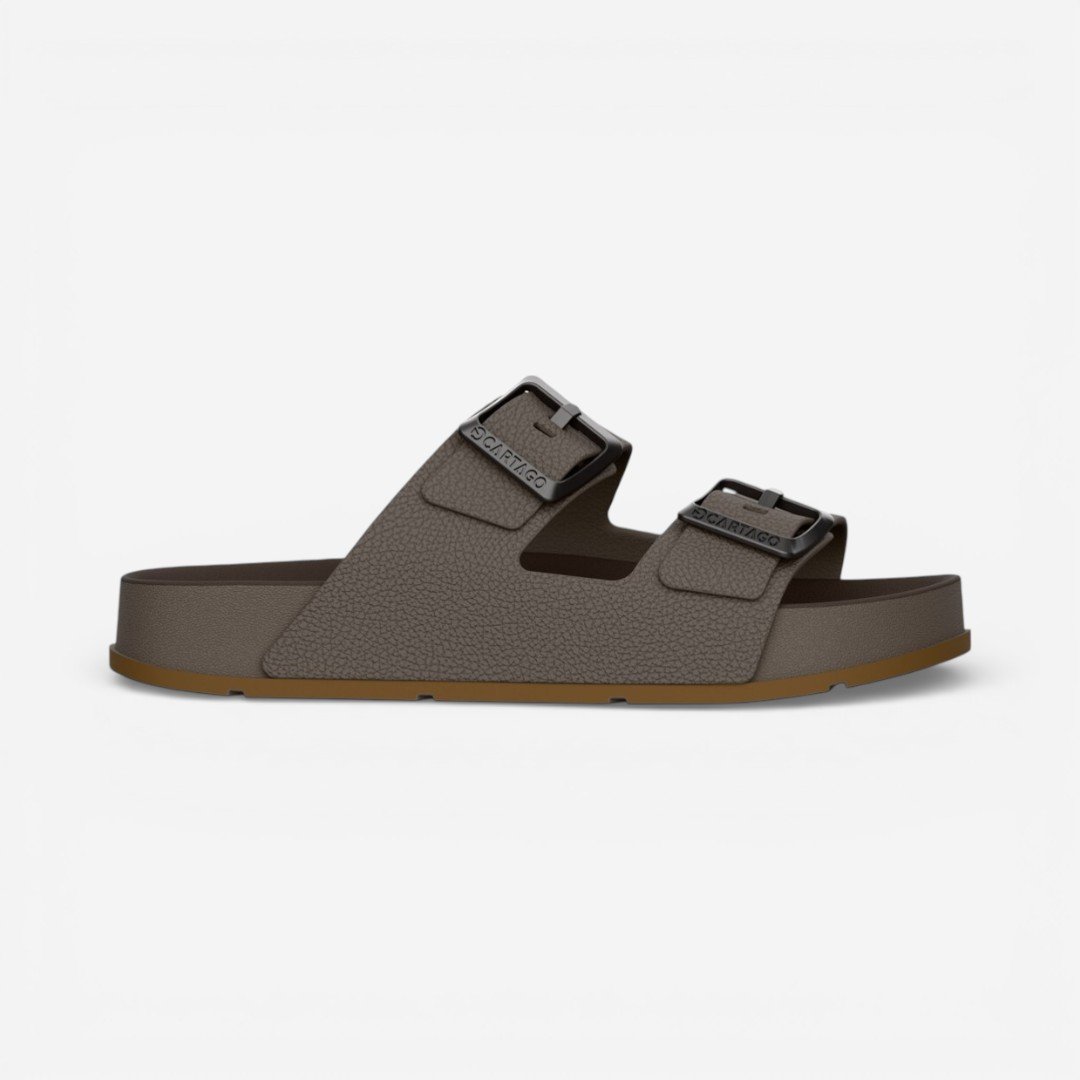 Chinelo Slide Infantil Marrom Milão Plus Cartago