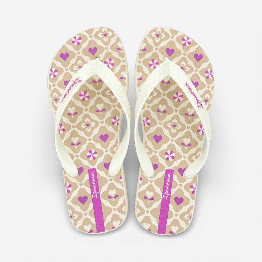 Chinelo Ipanema Happy Bege