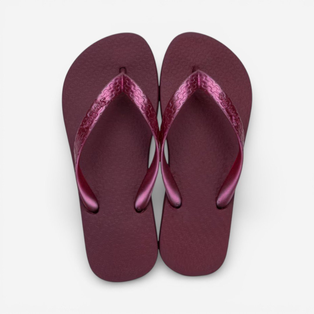 Chinelo Ipanema Clássica Feminina Vinho Perolado