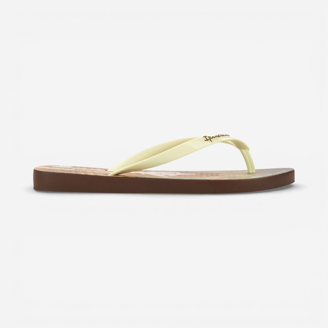Chinelo de Dedo Marrom Pets Pop Ipanema Amarelo 3