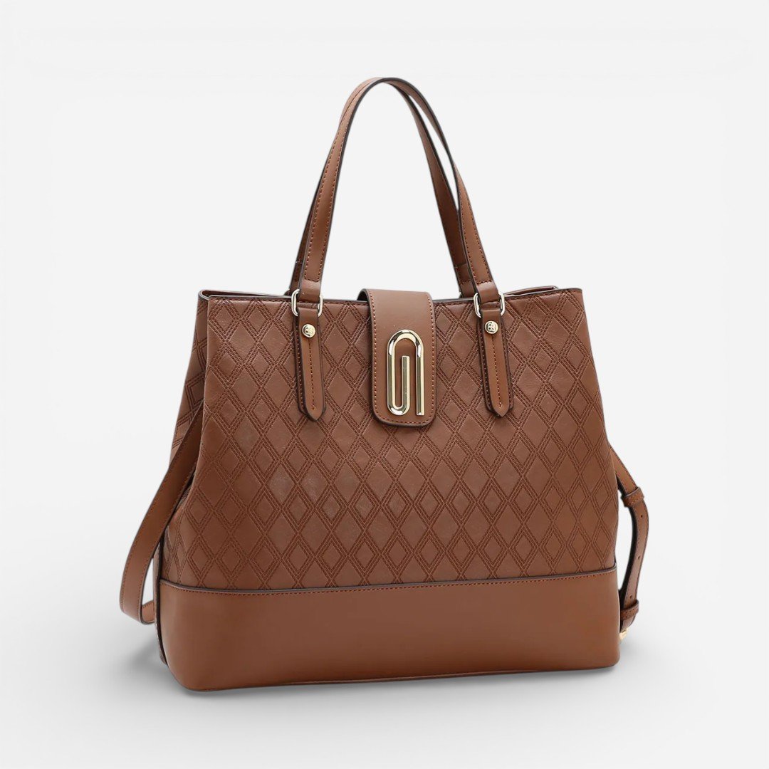 Bolsa Feminina Chenson Mão Texturizado Café