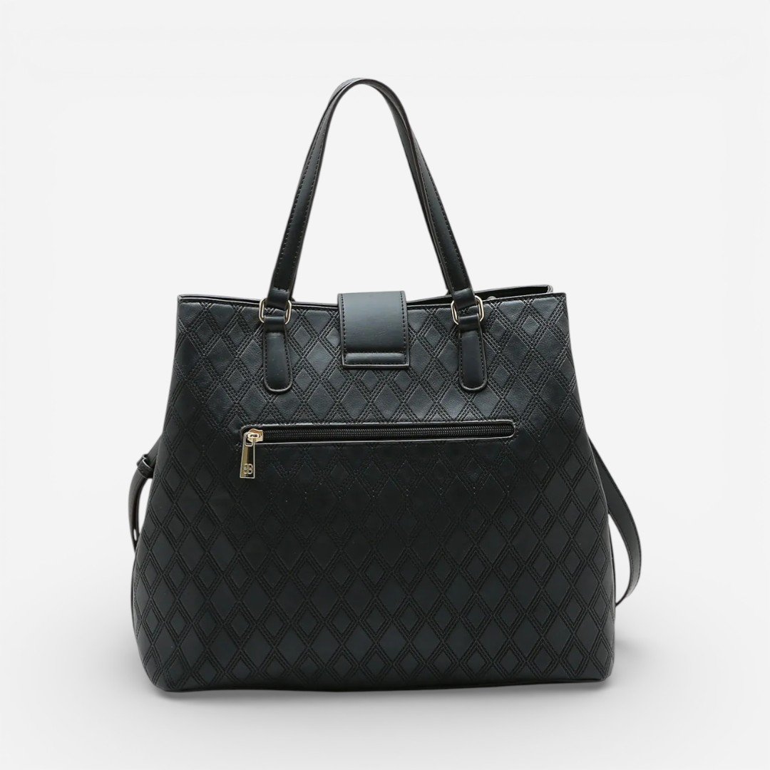 Bolsa Feminina Chenson Mão Texturizado Preta Preto 2