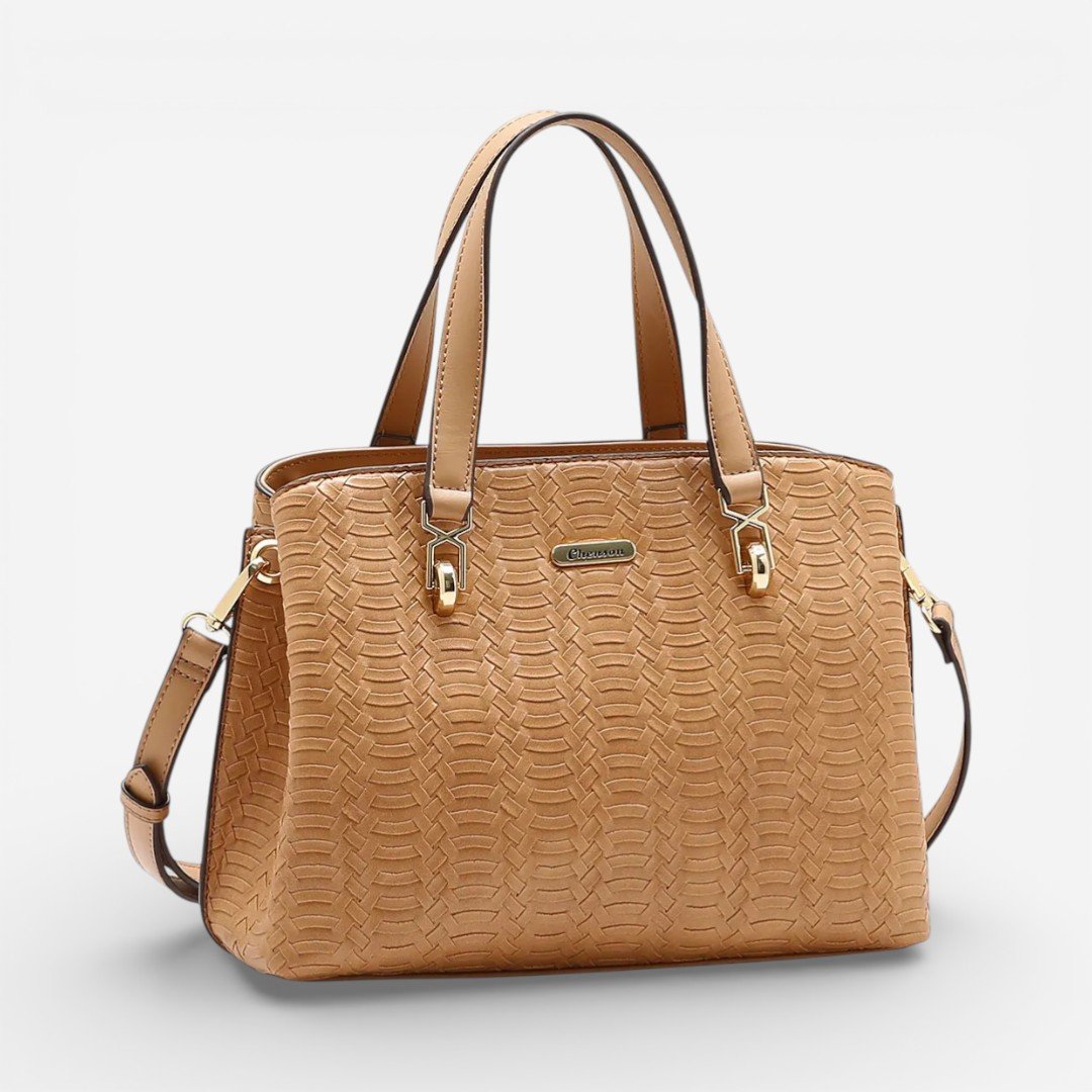 Bolsa Feminina Chenson Mão Tressê Western Bege