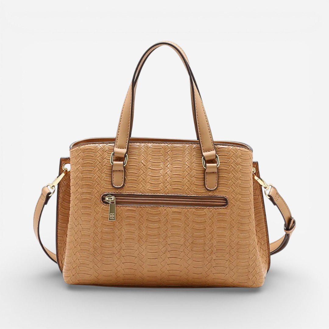 Bolsa Feminina Chenson Mão Tressê Western Bege Bege 2