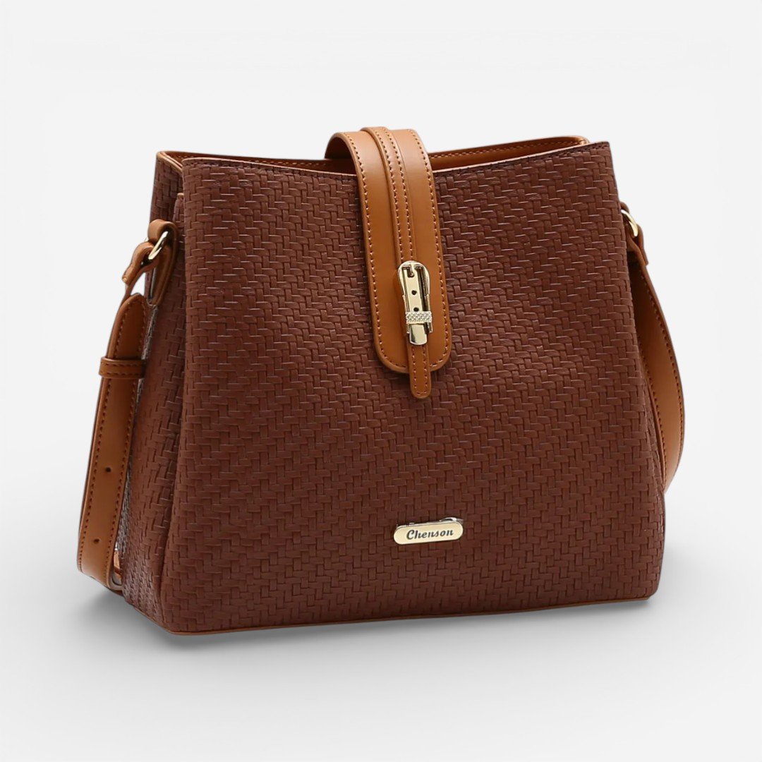 Bolsa Feminina Chenson Transversal Atemporal Marrom