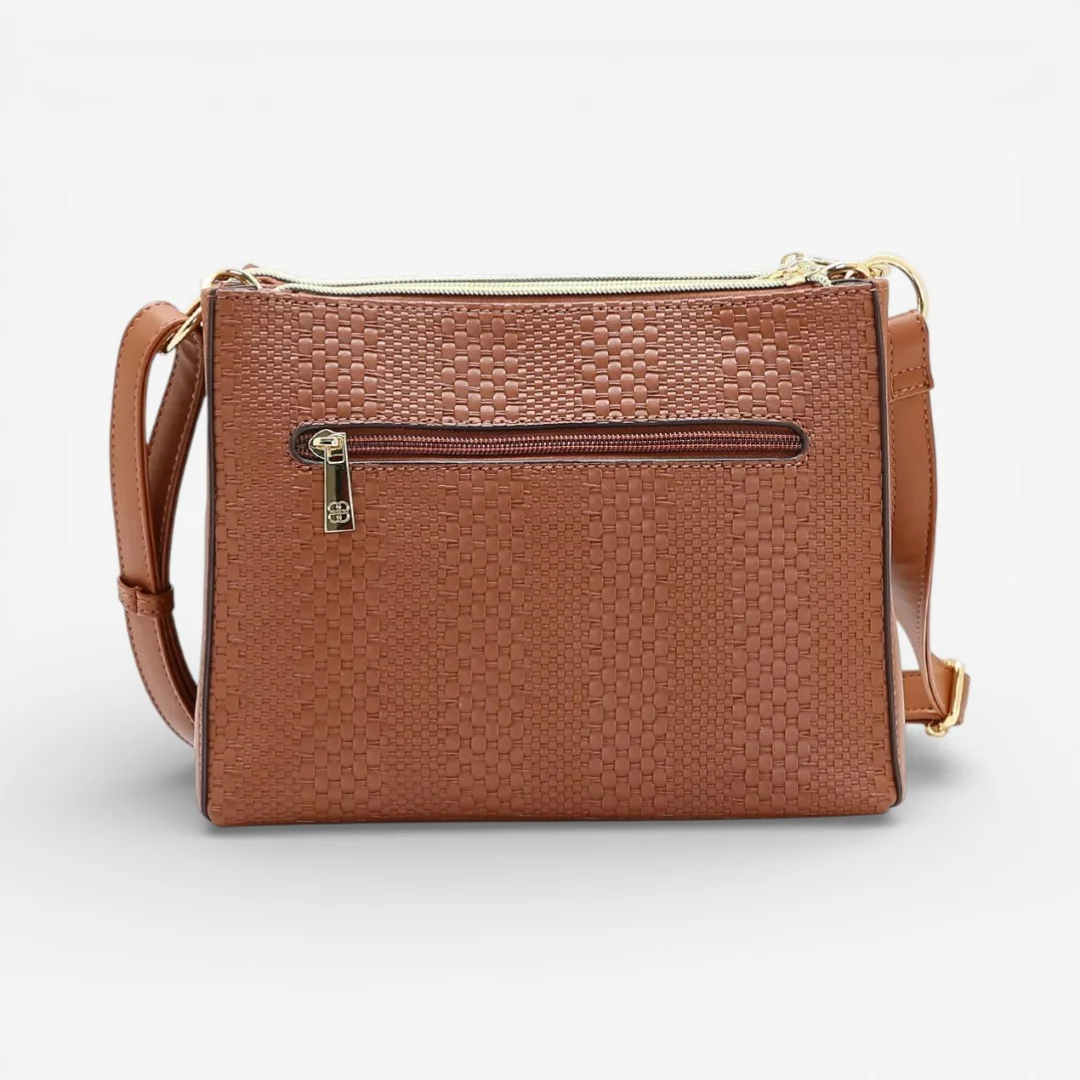 Bolsa Feminina Chenson Transversal Mini Tressê Café Marrom 2