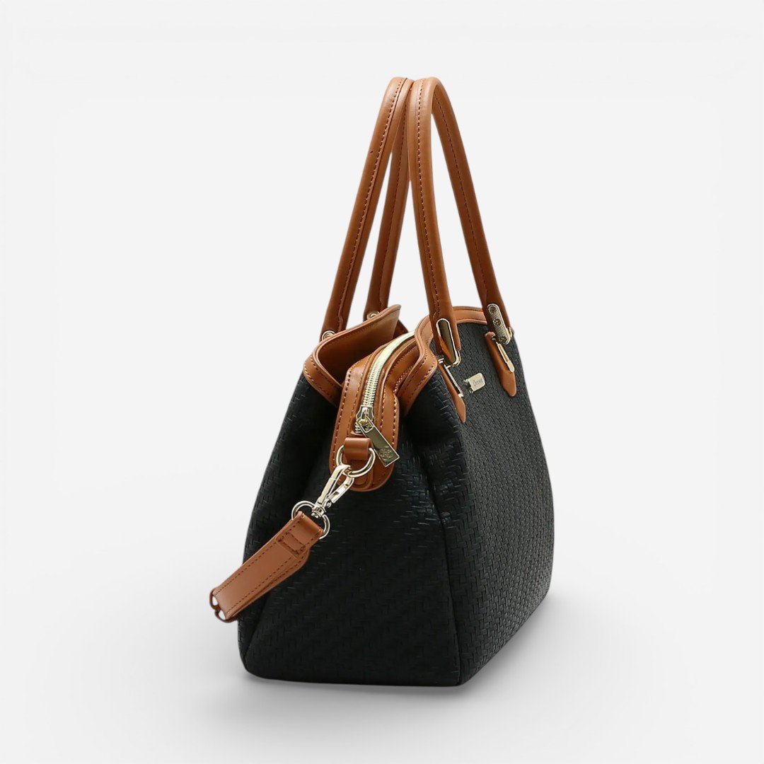 Bolsa Feminina Chenson Mão Atemporal Preta Preto 3