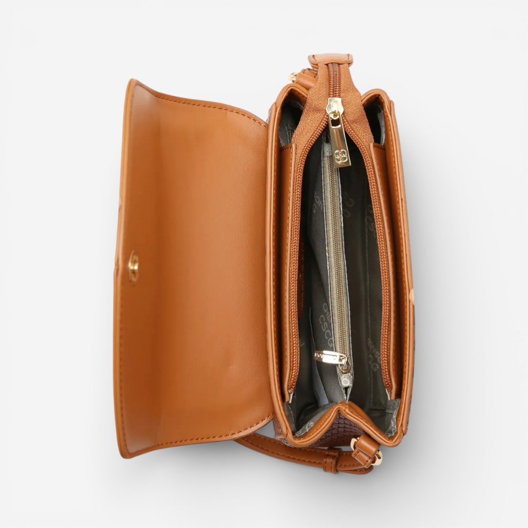 Bolsa Feminina Chenson Transversal Atemporal Marrom Marrom 3