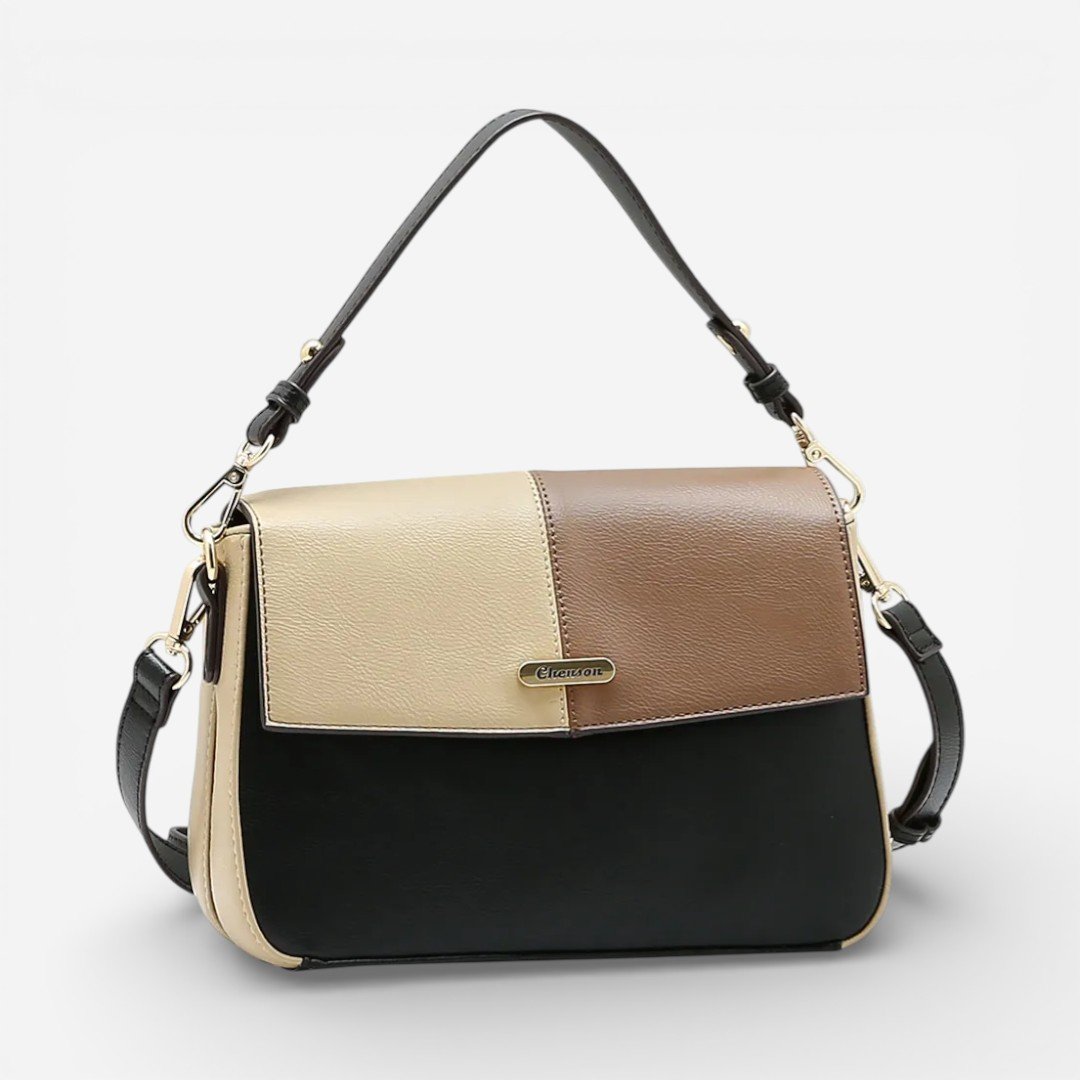 Bolsa Feminina Chenson Mão Patchwork Clássico Preta