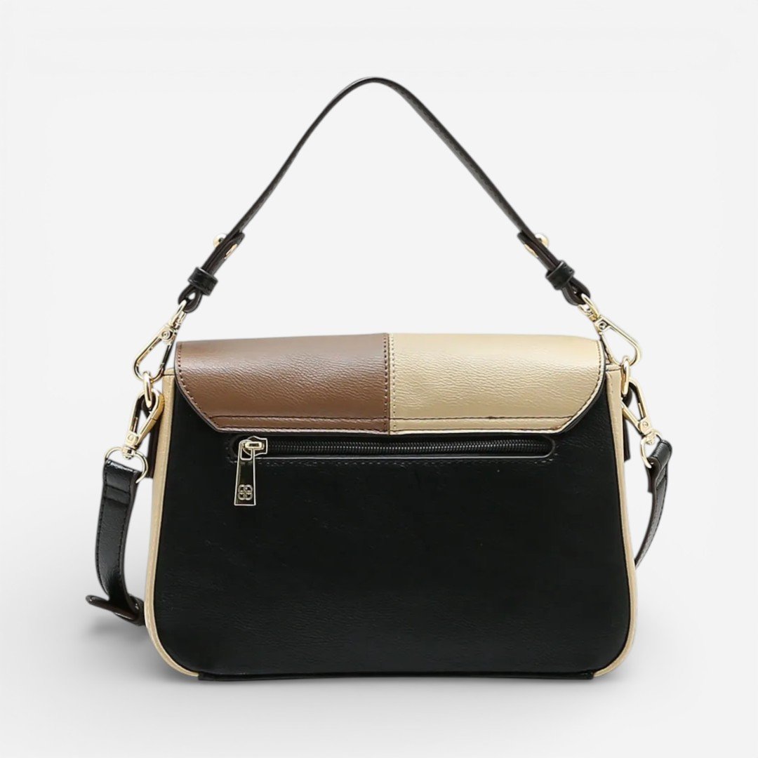 Bolsa Feminina Chenson Mão Patchwork Clássico Preta Preto 2