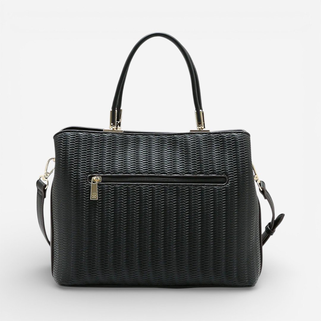 Bolsa Feminina Chenson Mão Ferragem Delicada Preta Preto 2