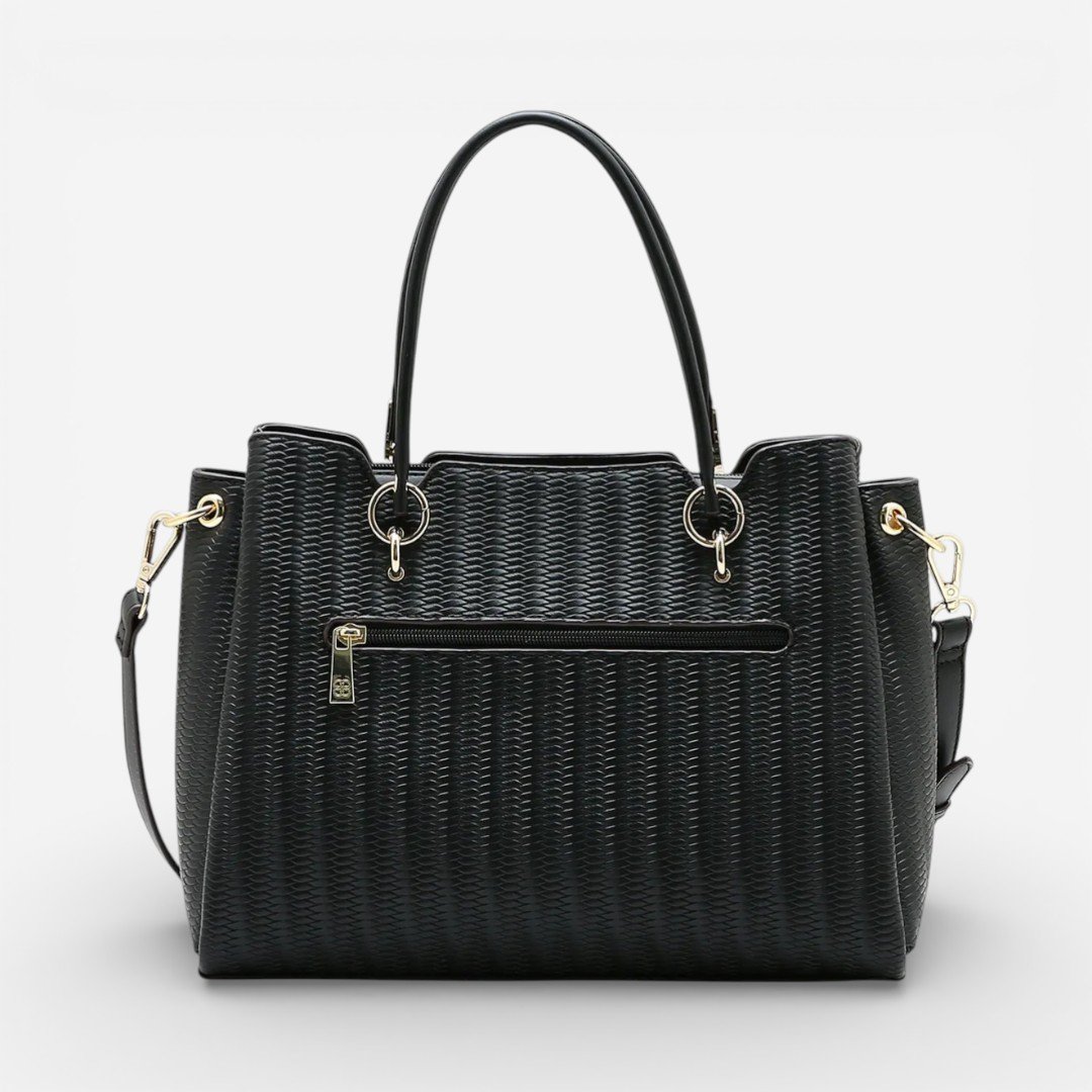 Bolsa Feminina Chenson Mão Ferragem Delicada Preta Preto 2