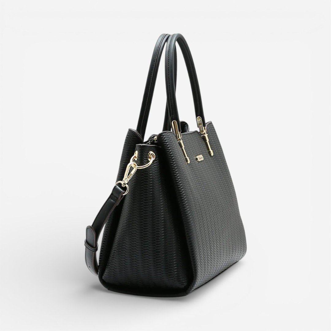 Bolsa Feminina Chenson Mão Ferragem Delicada Preta Preto 3