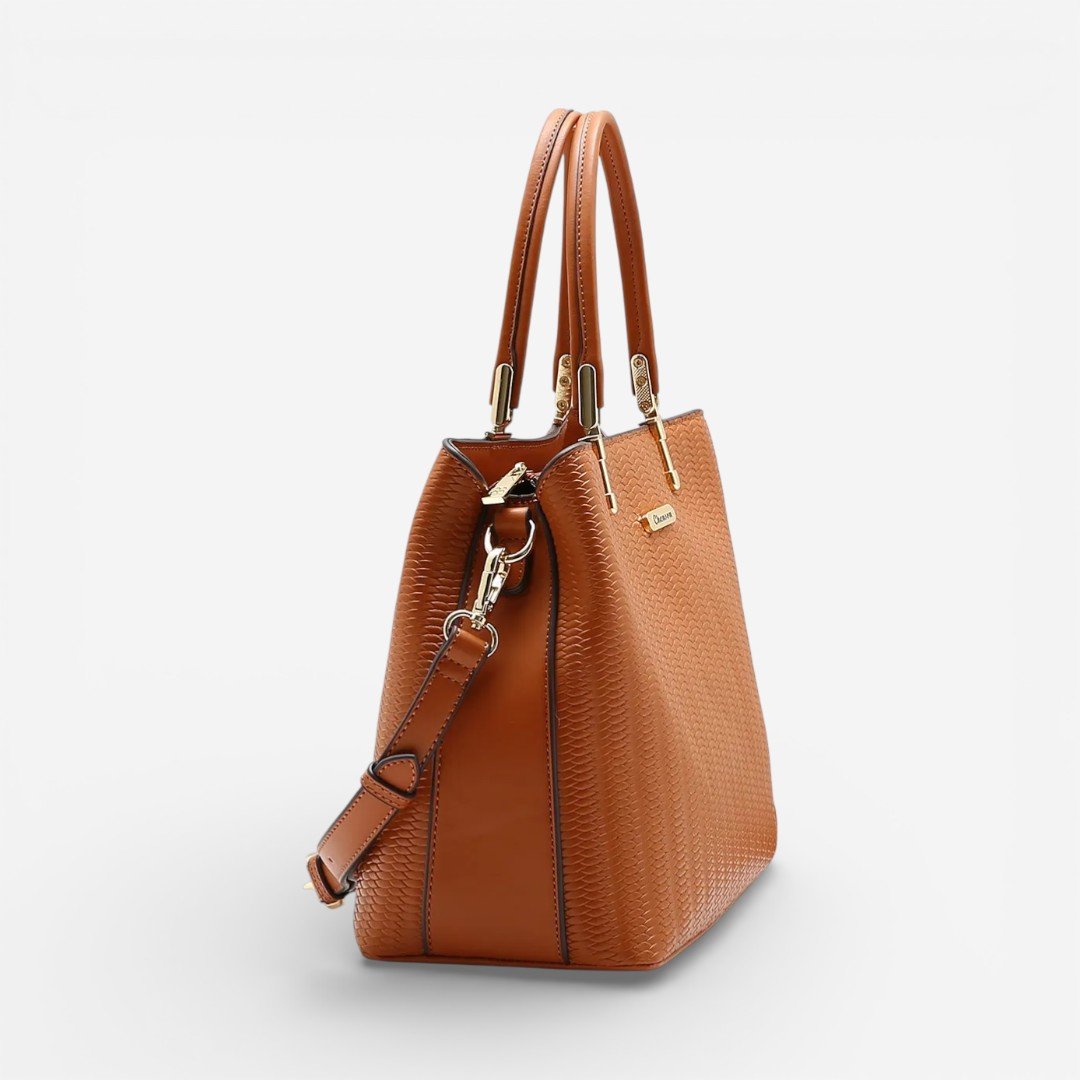 Bolsa Feminina Chenson Mão Ferragem Delicada Marrom Marrom 3